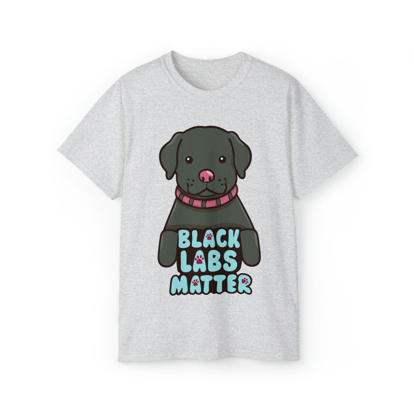 Cute Black Labs Matter Unisex Organic T-Shirt