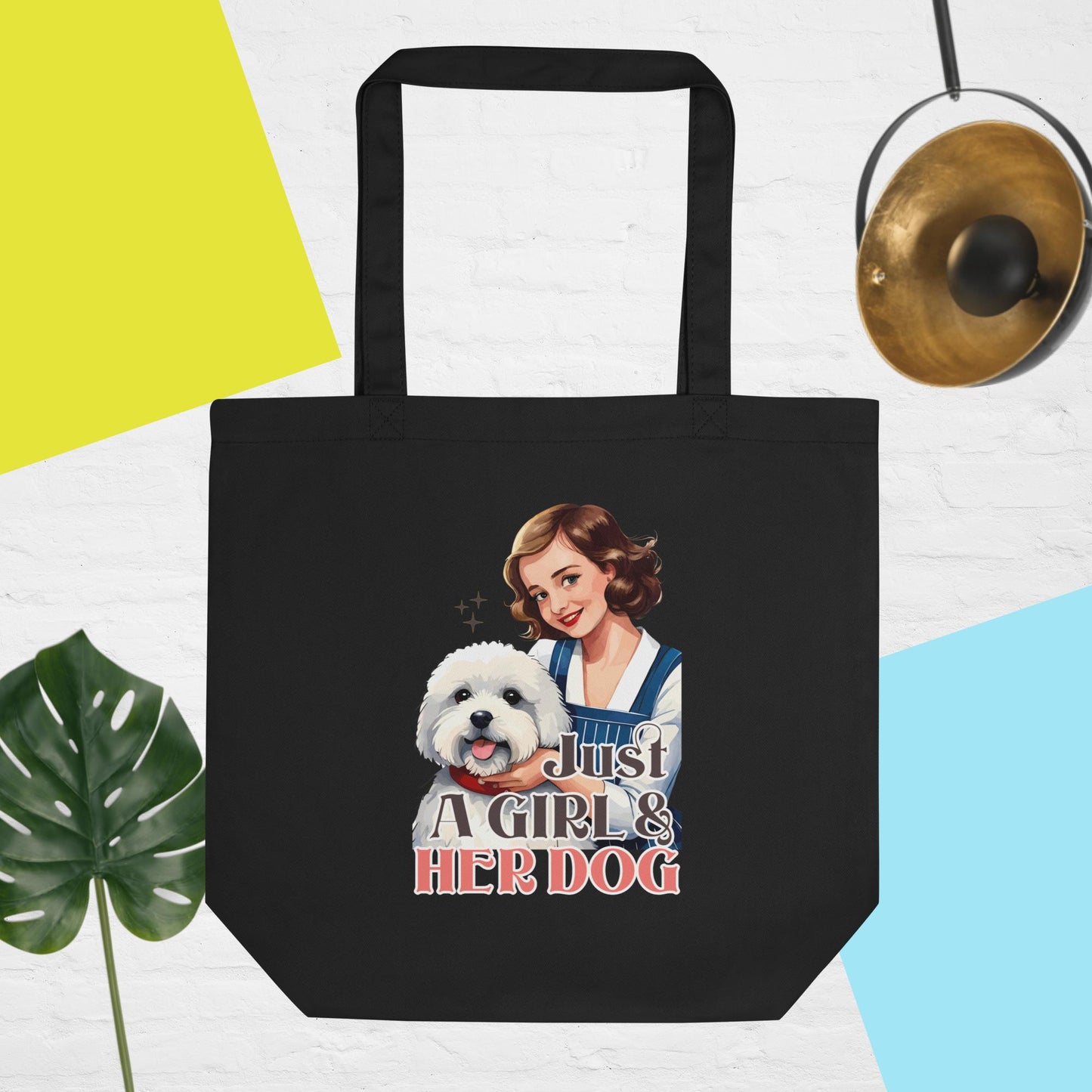 Just a Girl and Her Dog Eco Tote Bag