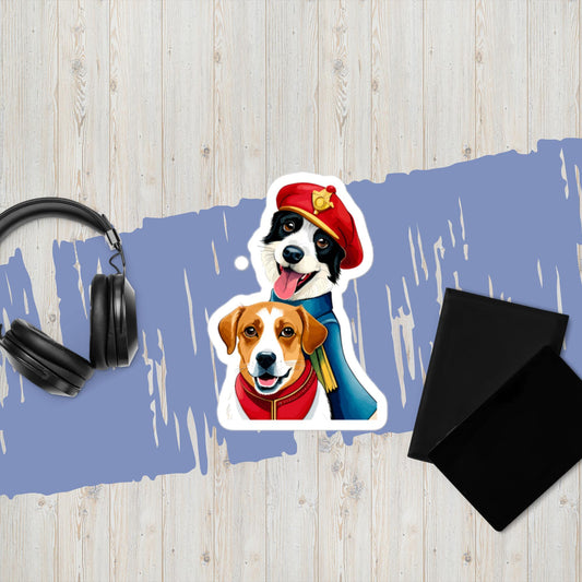 Watercolor funny dog pack stickers