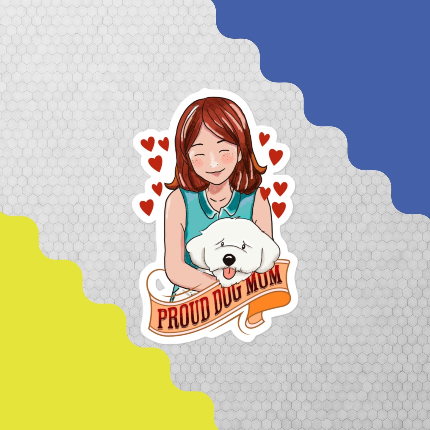 Proud Dog Mom Stickers