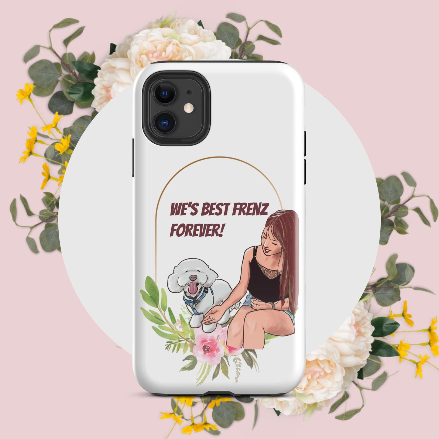 Cheeky Bichon Cute Funny Dog Quote Tough Case for iPhone®