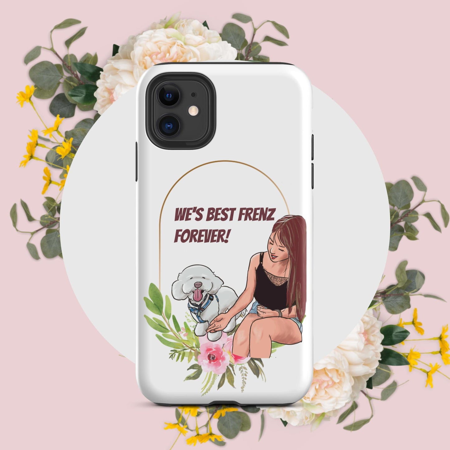 Cheeky Bichon Cute Funny Dog Quote Tough Case for iPhone®