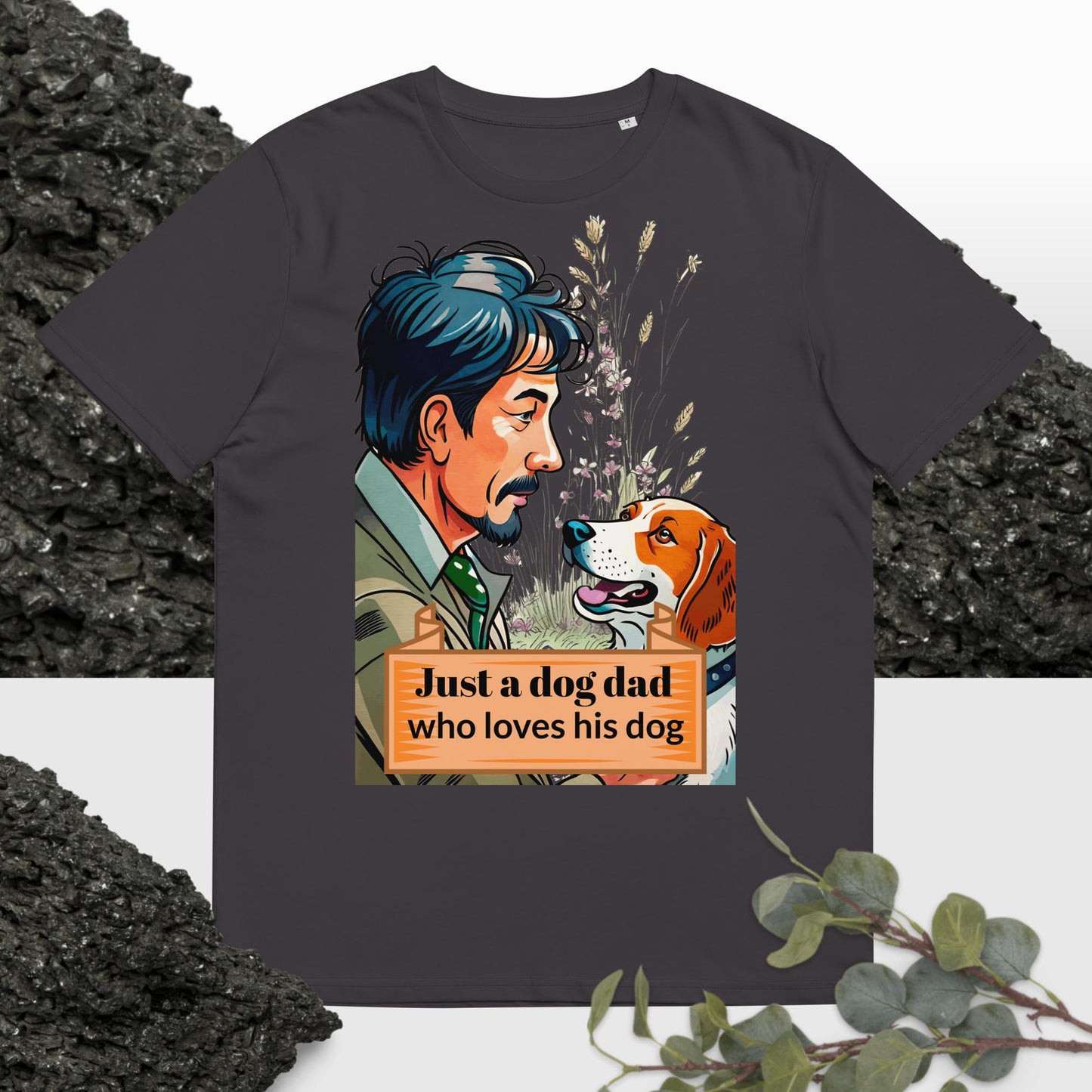 Just a Dog Dad Who Loves His Dog T-shirt