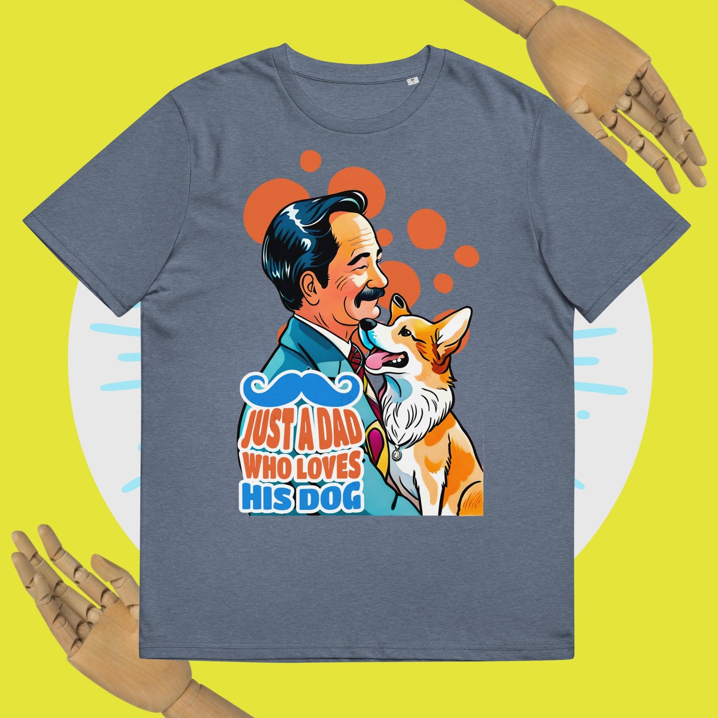 Just a Dad Who Loves His Dog T-Shirt