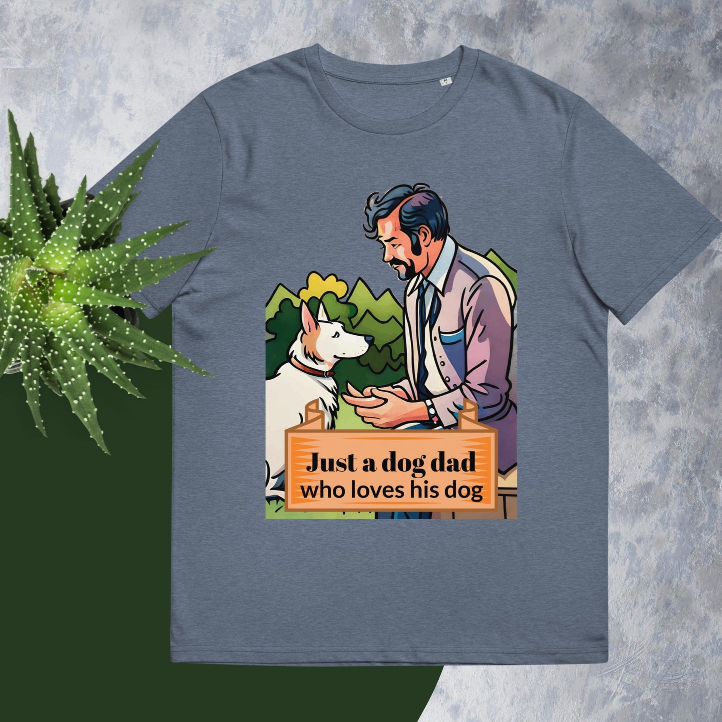 Just a Dog Dad Who Loves His Dog T-shirt