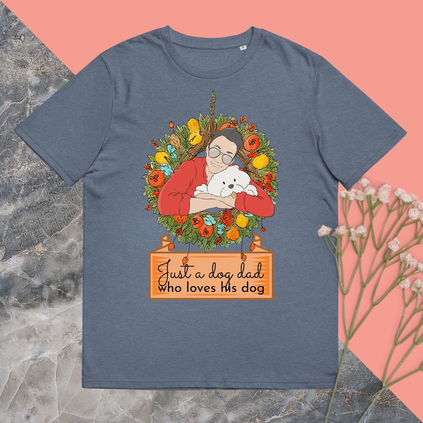 Cheeky Bichon Cute Just a Dog Dad Who Loves His Dog T-shirt