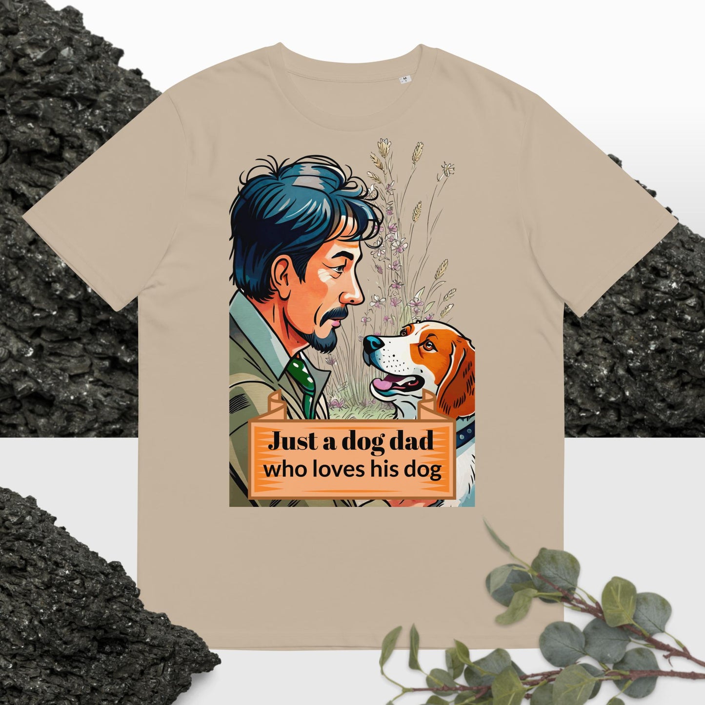 Just a Dog Dad Who Loves His Dog T-shirt