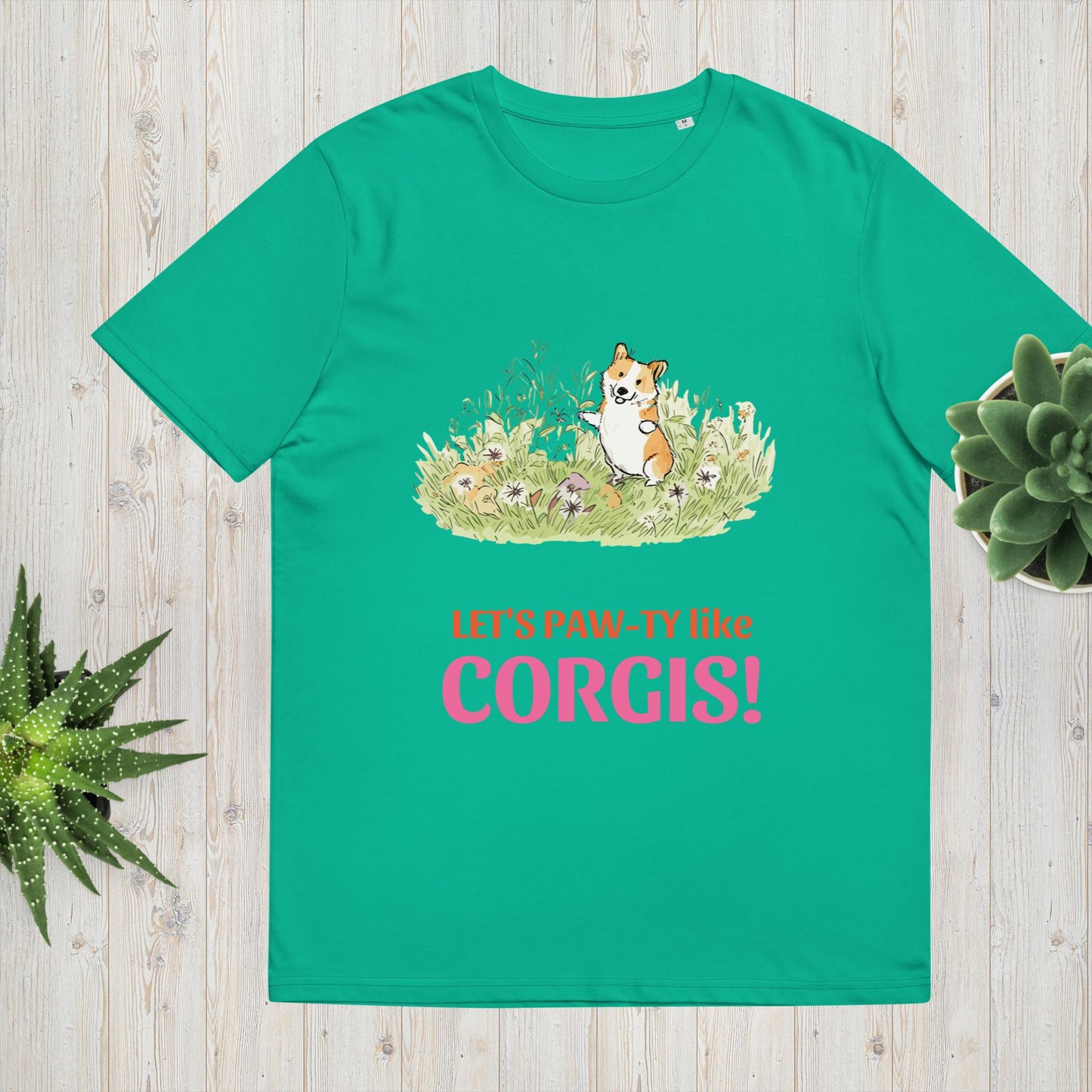 Cute Let's Pawty Like Corgis T-shirt