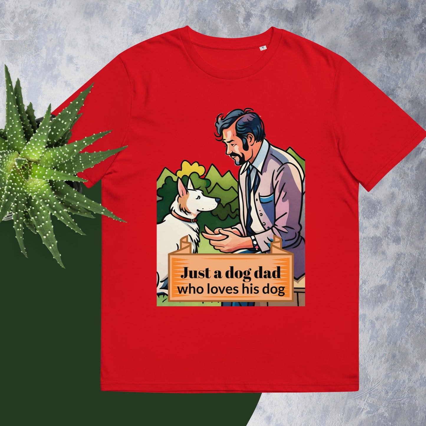 Just a Dog Dad Who Loves His Dog T-shirt