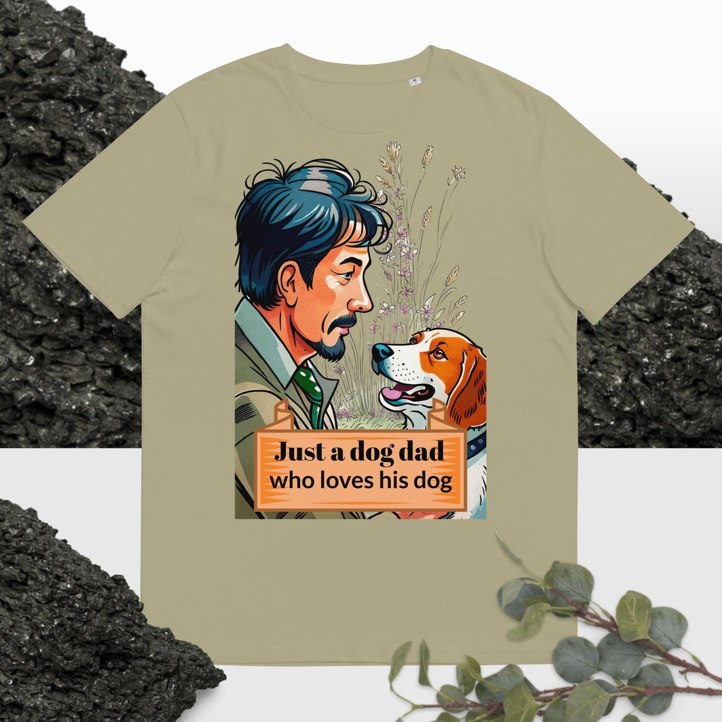 Just a Dog Dad Who Loves His Dog T-shirt