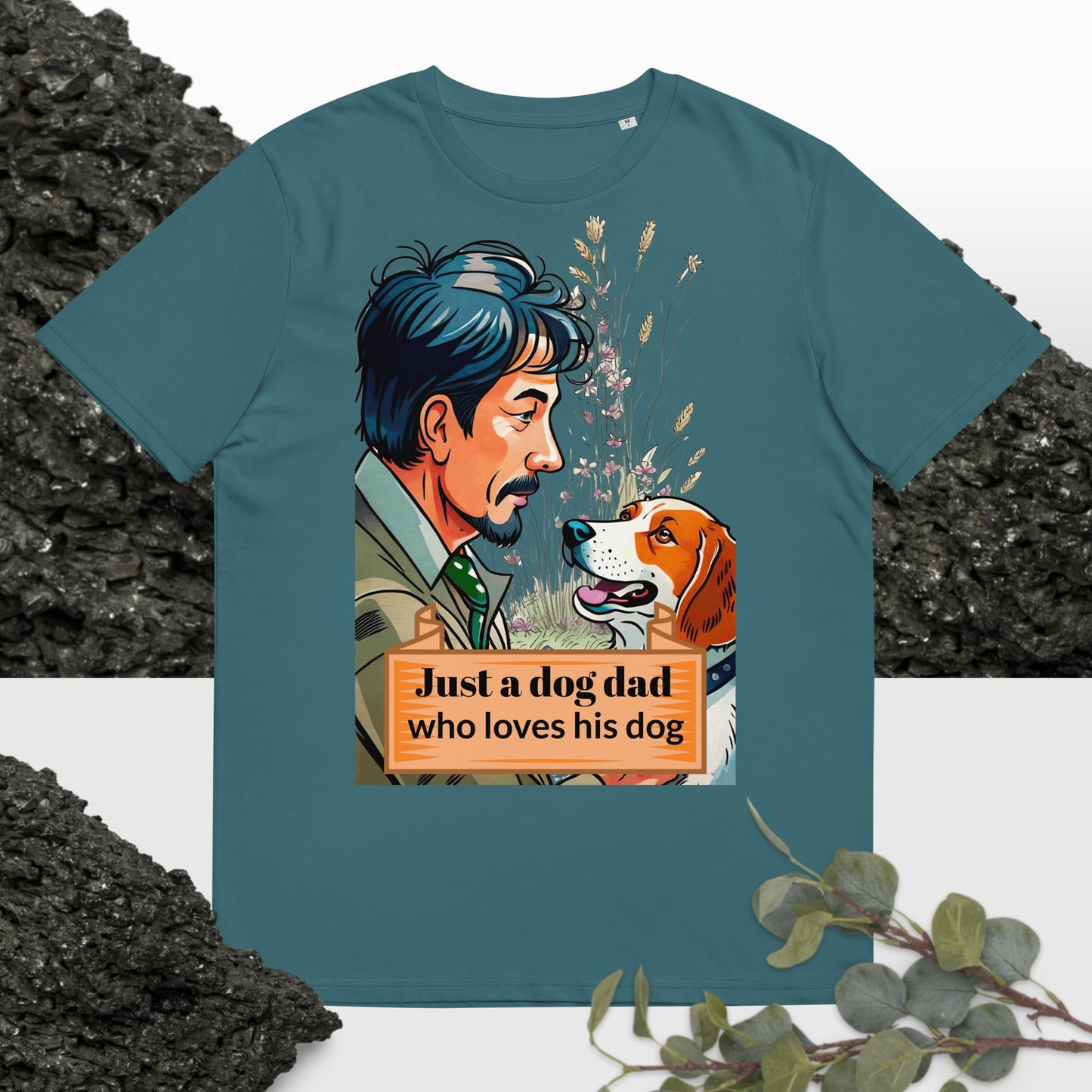 Just a Dog Dad Who Loves His Dog T-shirt