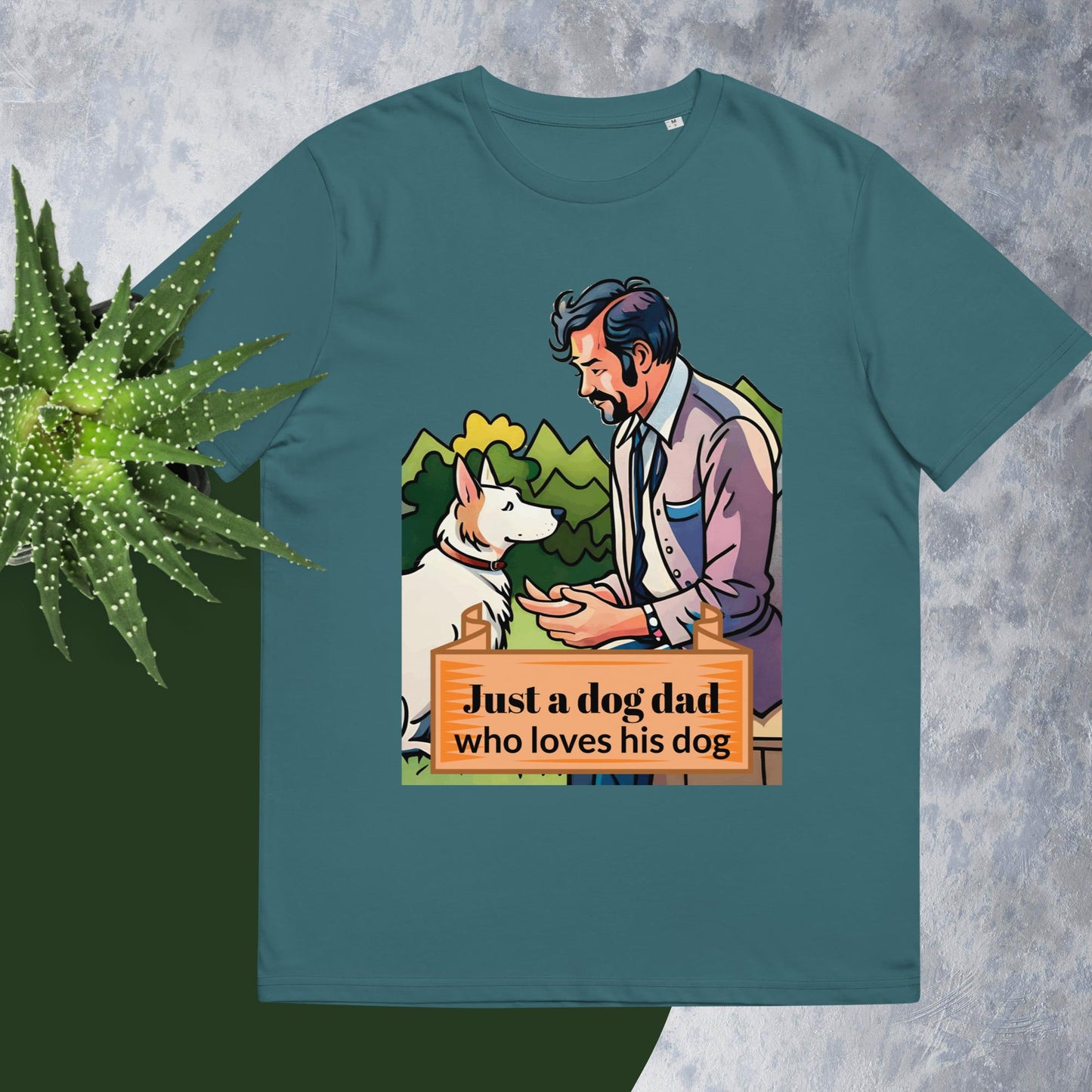 Just a Dog Dad Who Loves His Dog T-shirt