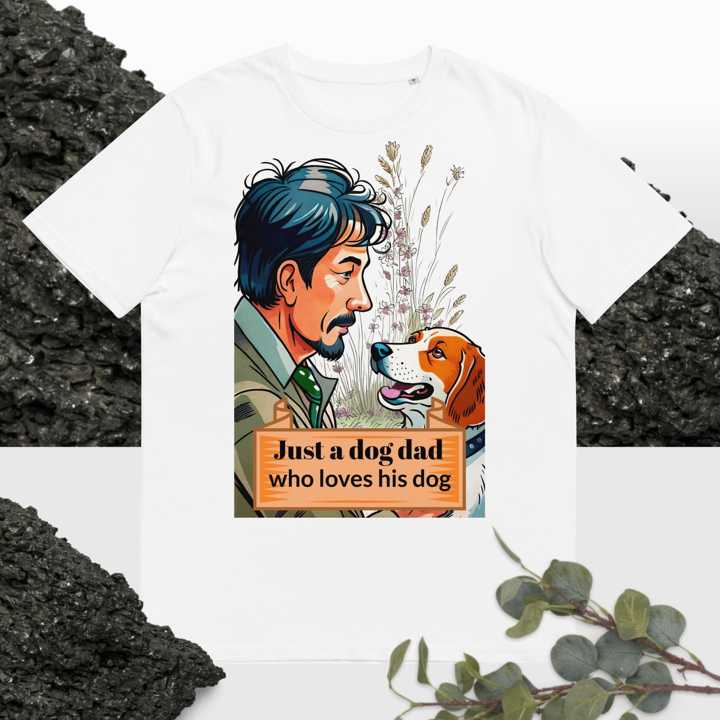 Just a Dog Dad Who Loves His Dog T-shirt