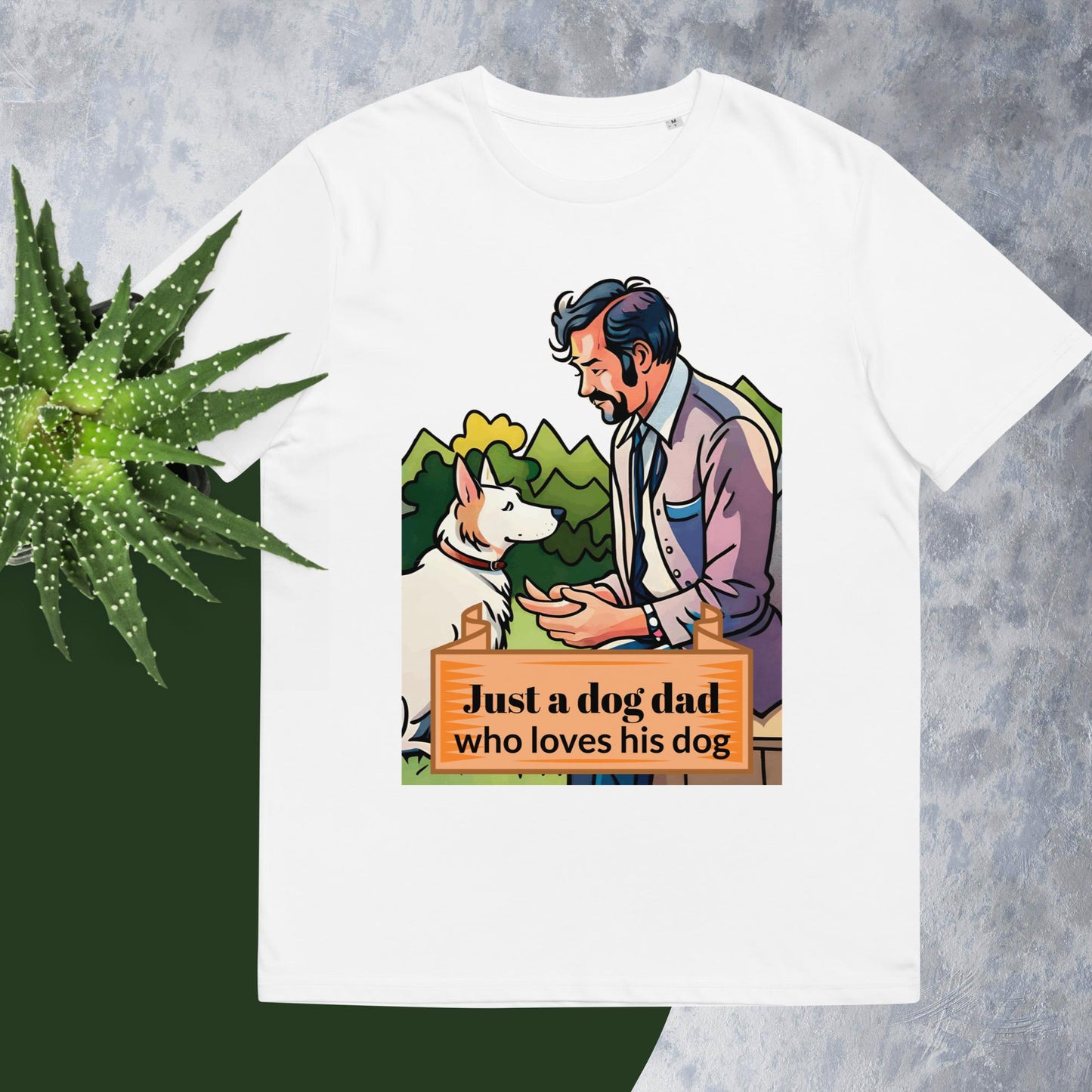 Just a Dog Dad Who Loves His Dog T-shirt