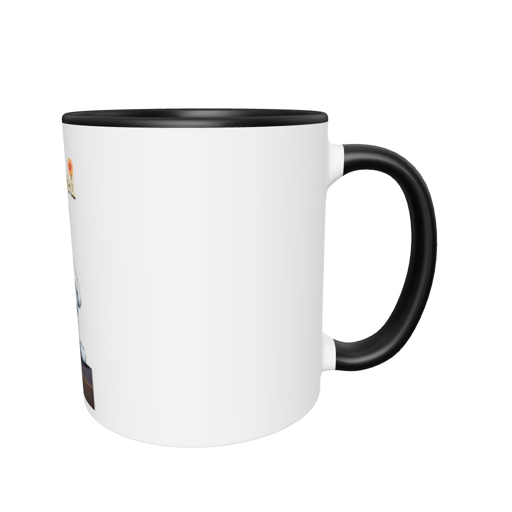 Cute Valentine's Day Mug with Color Inside