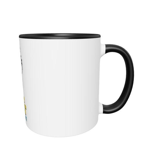 Life is Better with a Dog Mug with Color Inside