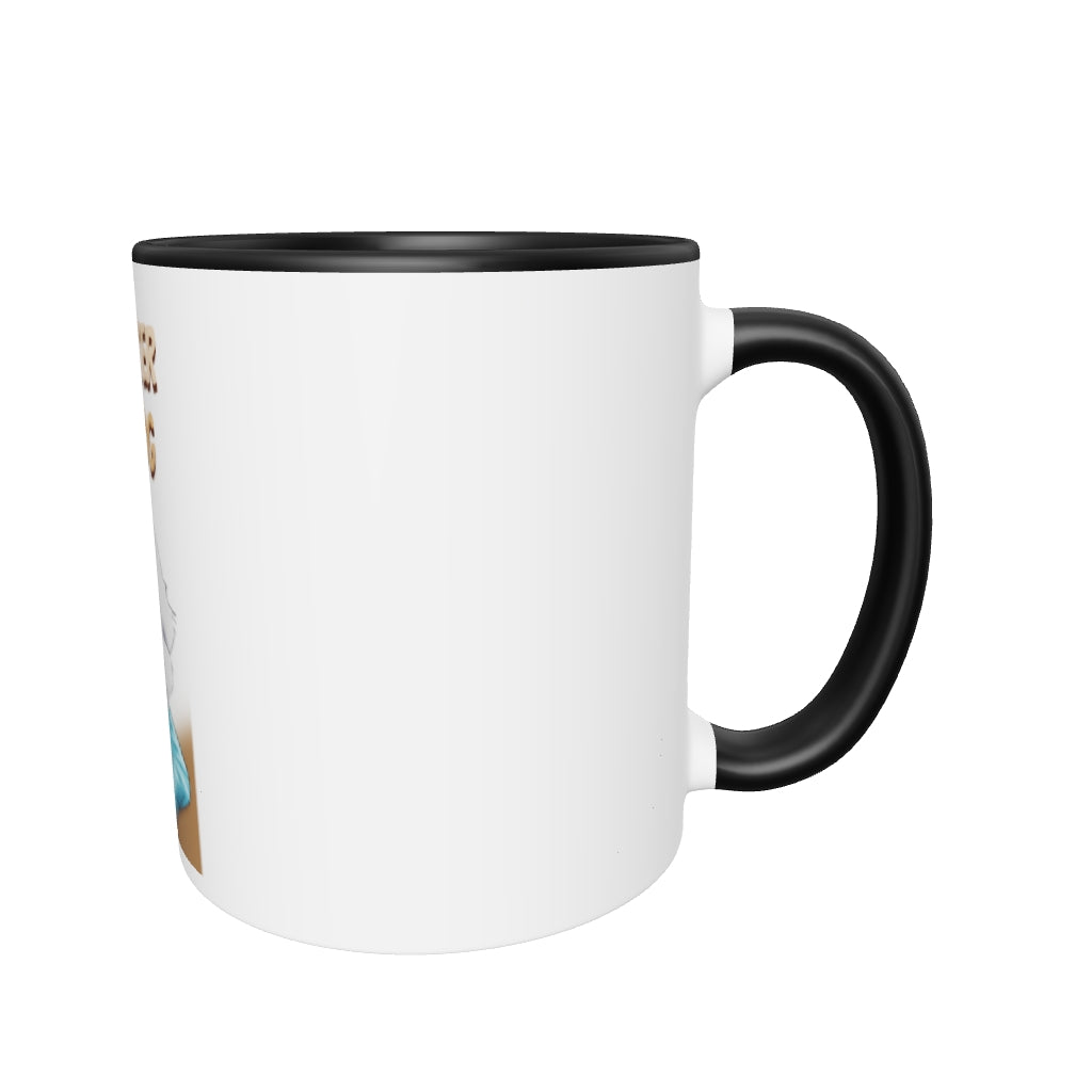 Life is Better with a Dog Mug with Color Inside