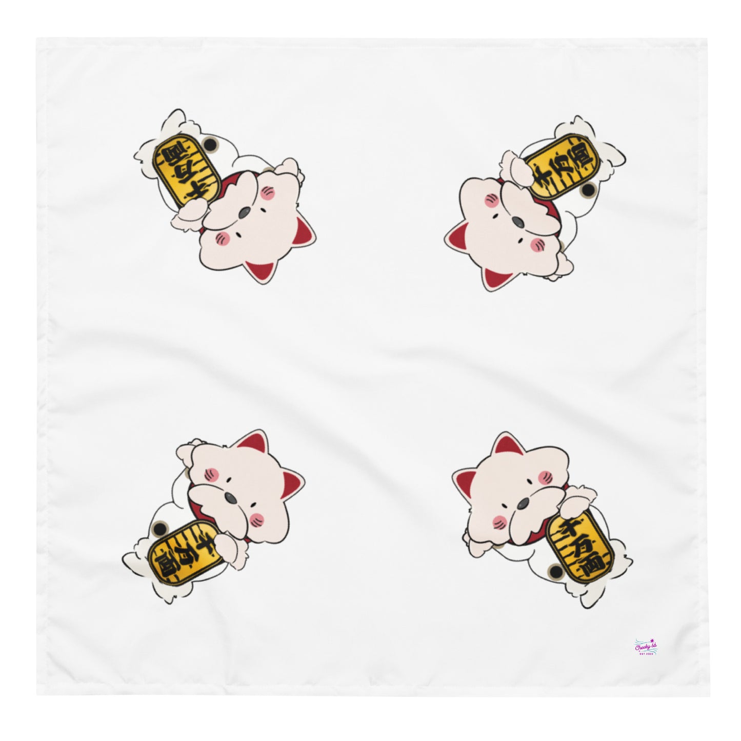 Cheeky Bichon Cute funny lucky dog bandana