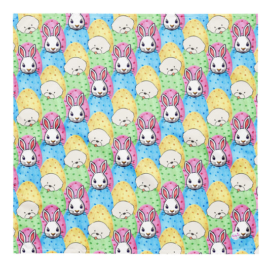 Cheeky Bichon Cute Easter Pattern Bandana