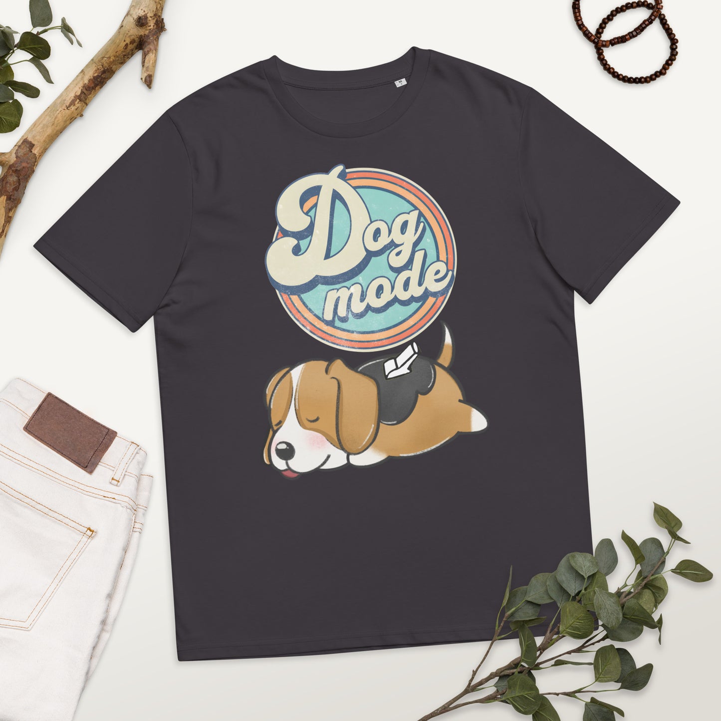 Cute Funny Dog Mode On T-shirt