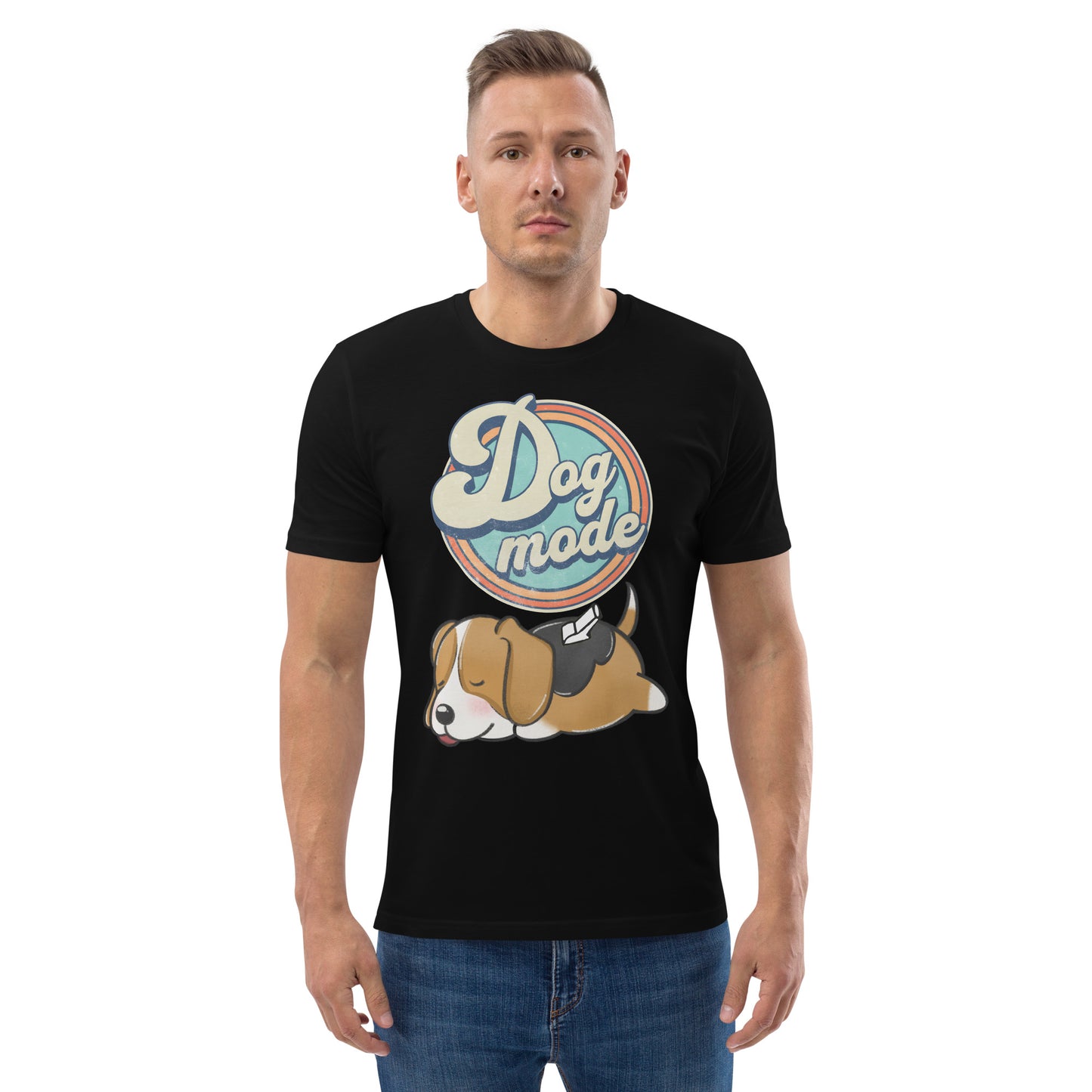 Cute Funny Dog Mode On T-shirt