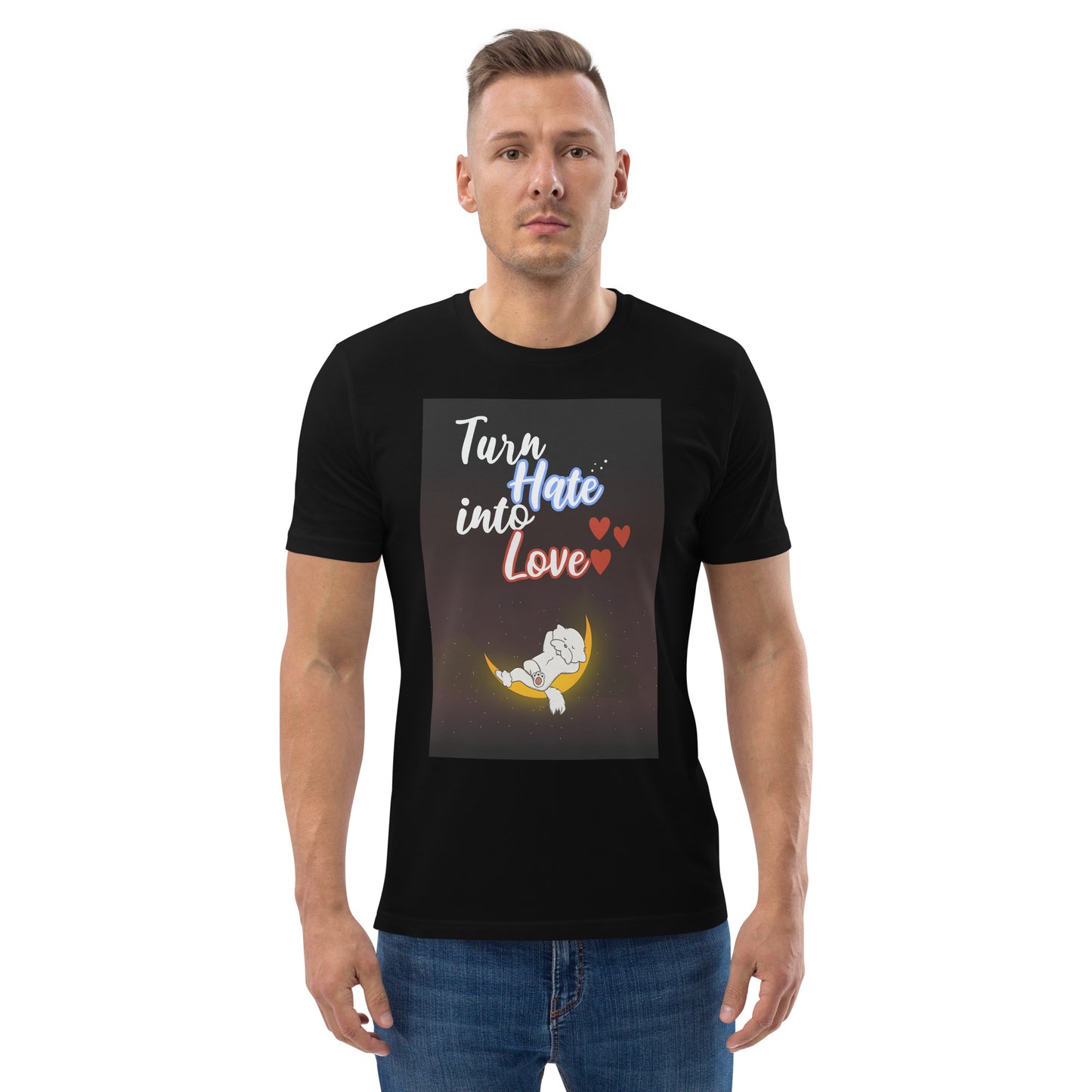 Cheeky Bichon Cute Turn Hate into Love Dog T-shirt