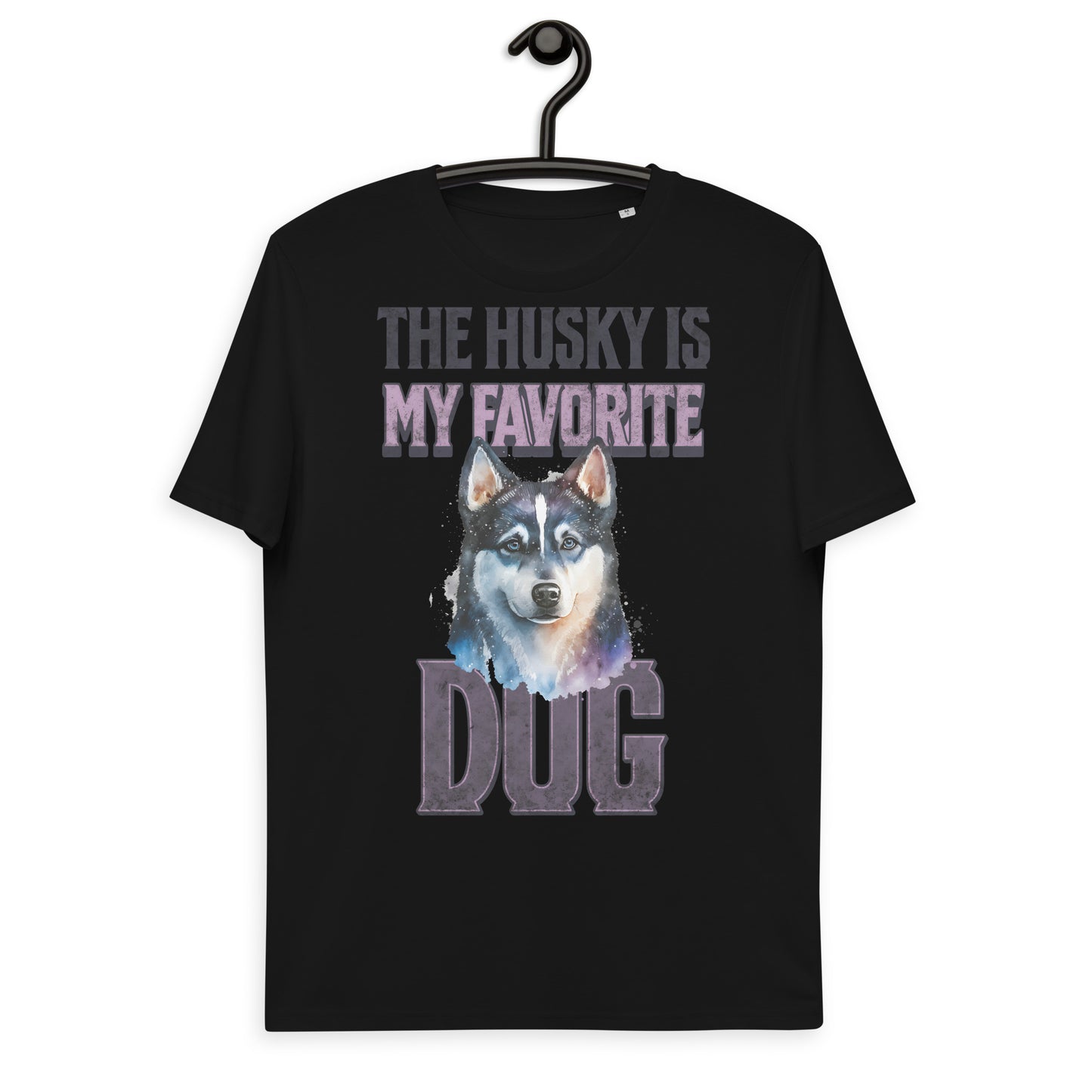 Vintage Colourful The Husky Is My Favorite Dog T-shirt