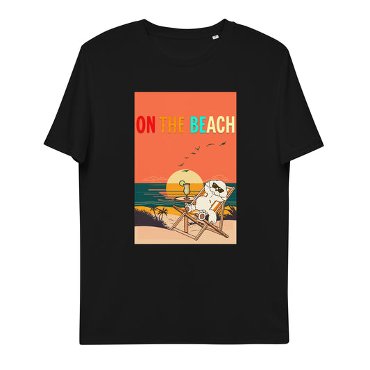 Cheeky Bichon Cute Funny Dog on the Beach T-shirt