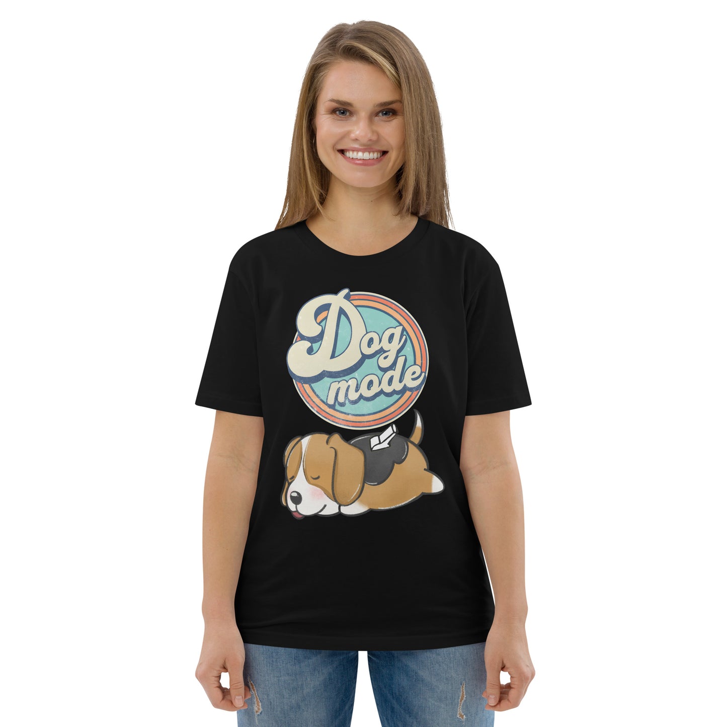 Cute Funny Dog Mode On T-shirt