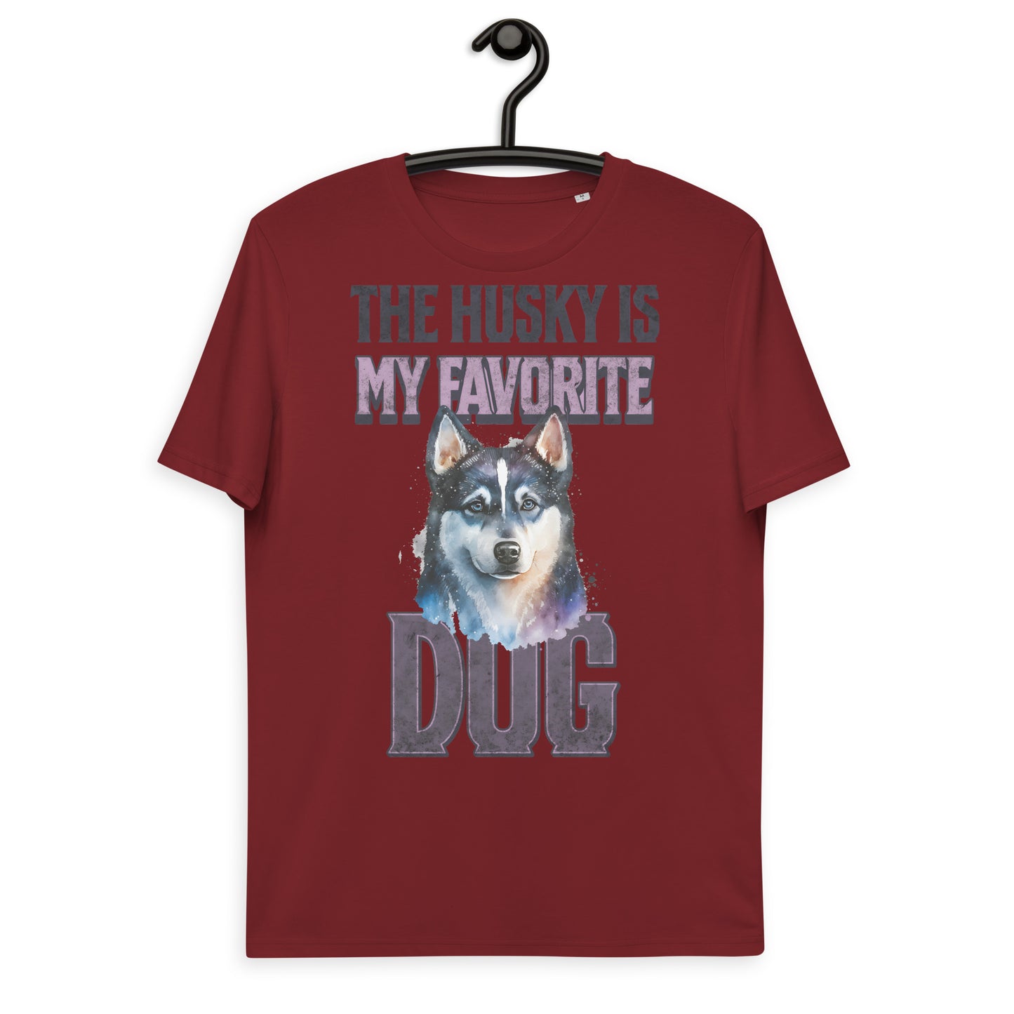 Vintage Colourful The Husky Is My Favorite Dog T-shirt