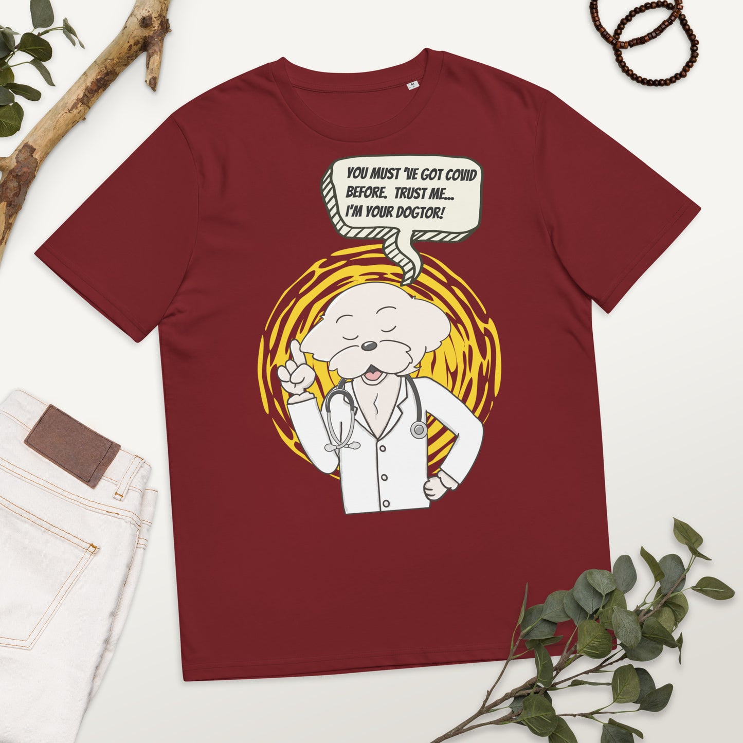 Cheeky Bichon Cute Funny Trust Me I'm a Dogtor T-shirt