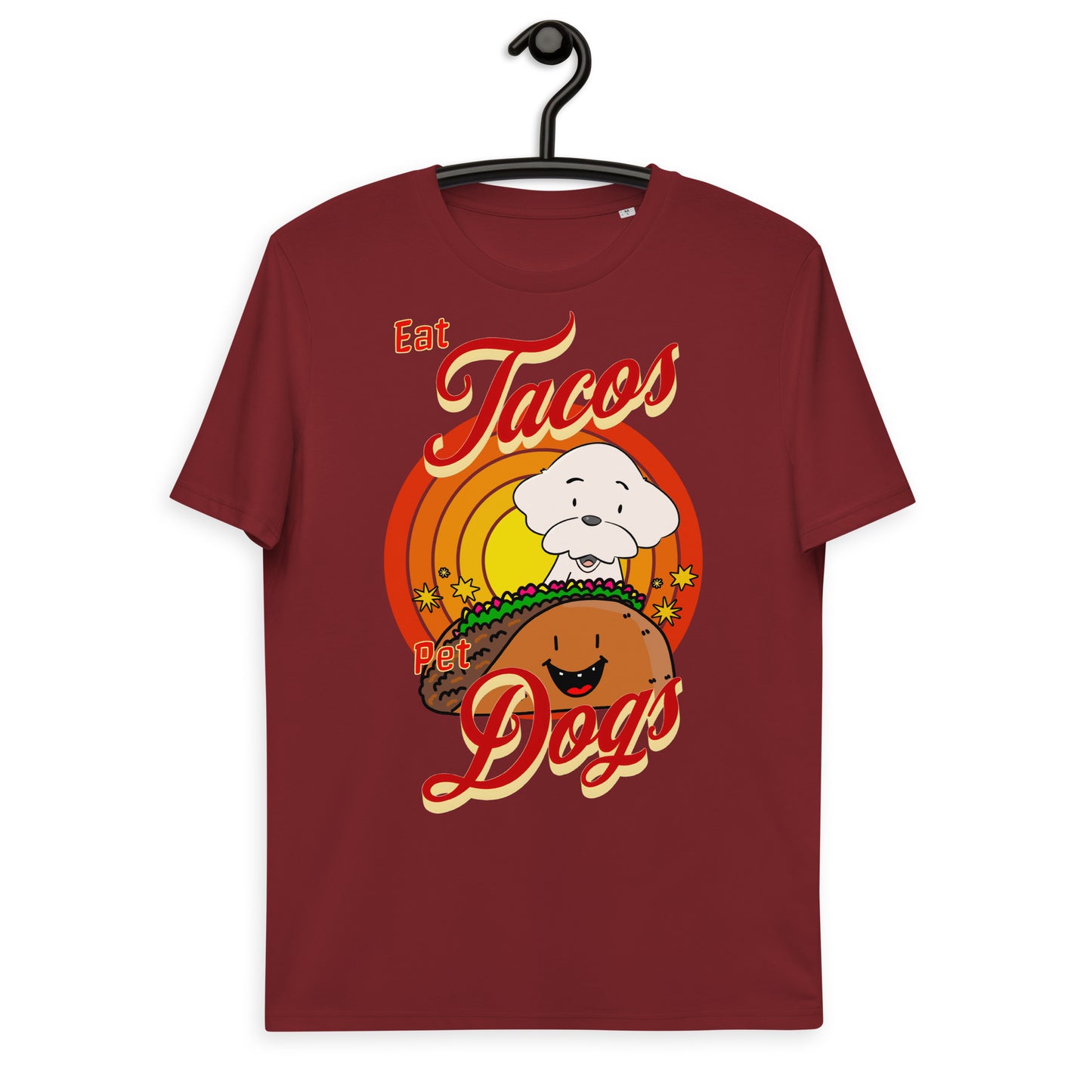 Cheeky Bichon Cute Funny Eat Tacos Pet Dogs T-shirt