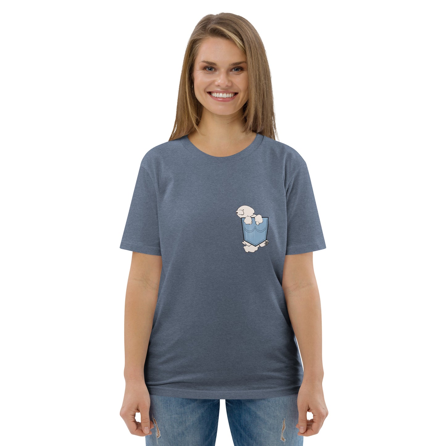 Cheeky Bichon Cute Funny Dog in Pocket Shirt