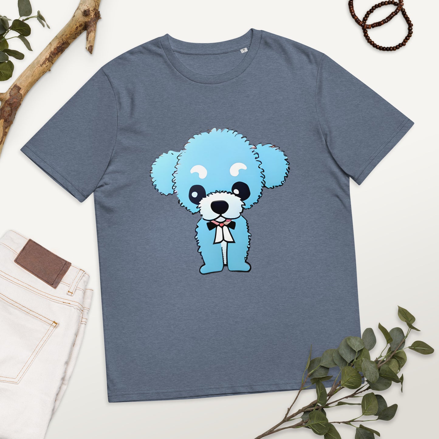 Cute Blue Poodle Shirt