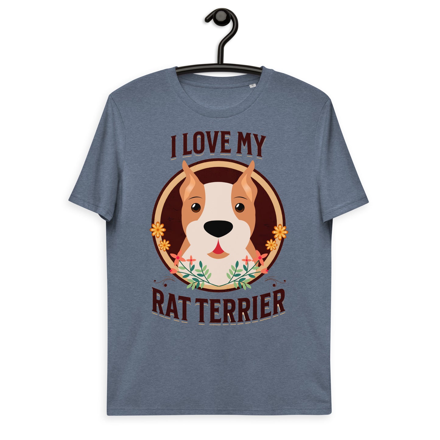 Vintage I Love My Rat Terrier Dog T-shirt