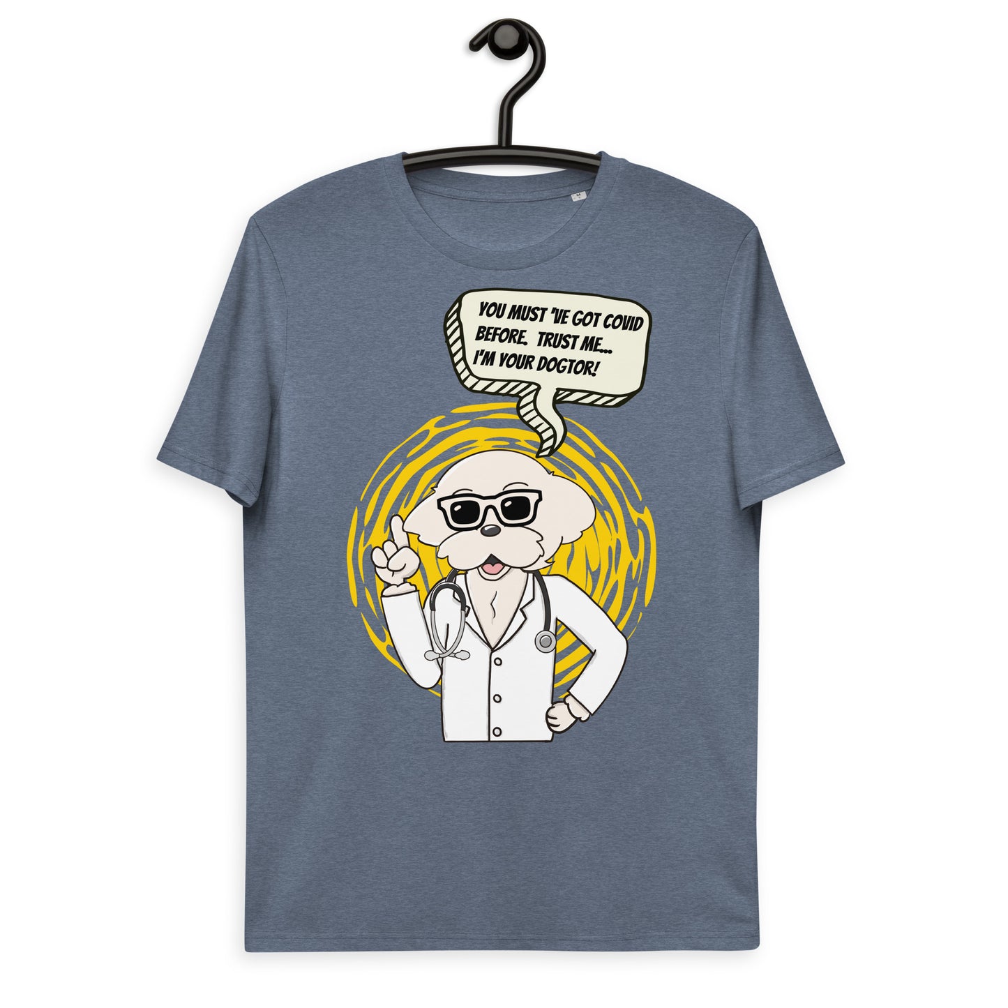 Cheeky Bichon Cute Funny Dogtor with Sunglasses T-shirt