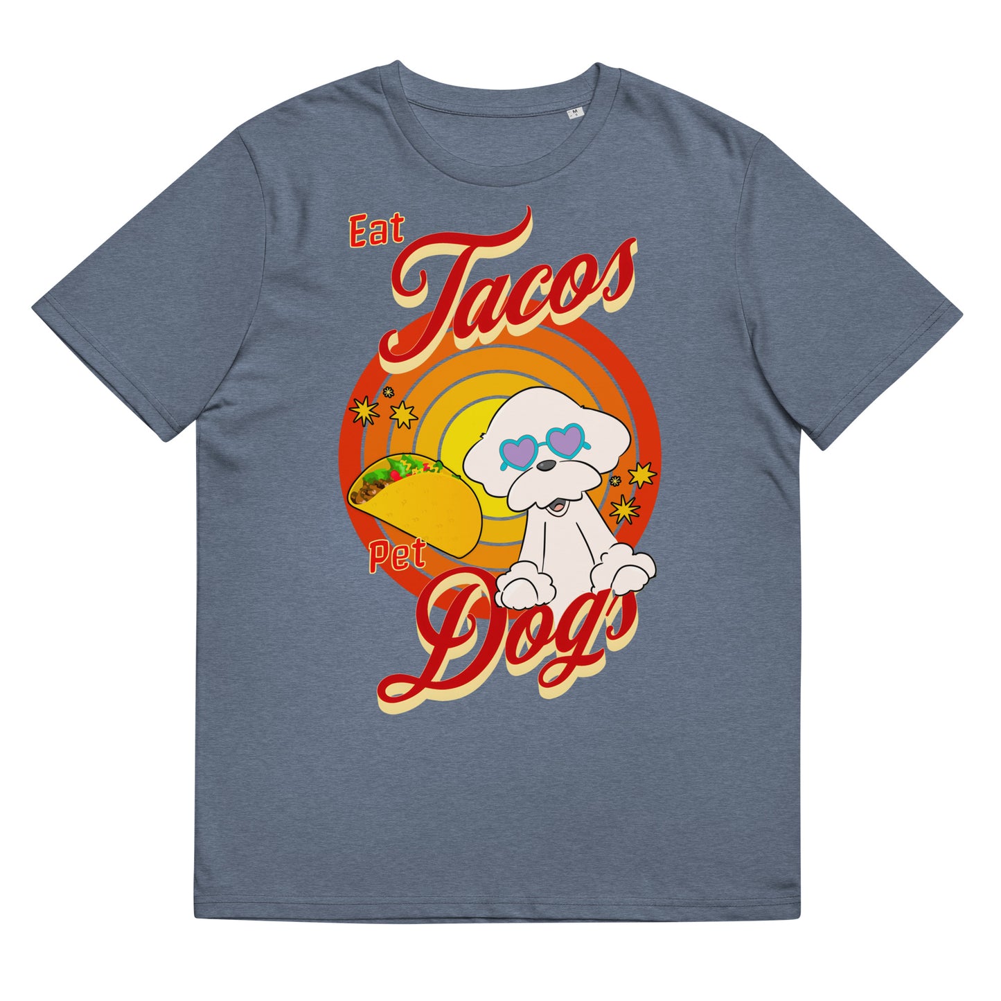 Cheeky Bichon Cute Funny Eat Tacos Pet Dogs T-shirt