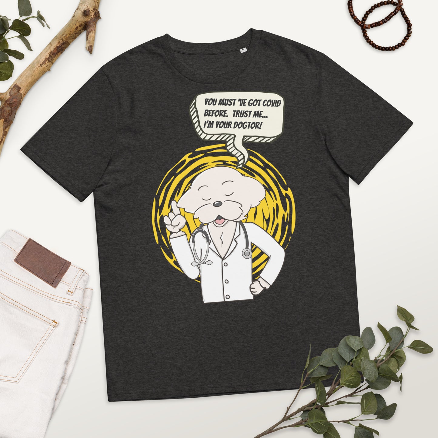 Cheeky Bichon Cute Funny Trust Me I'm a Dogtor T-shirt