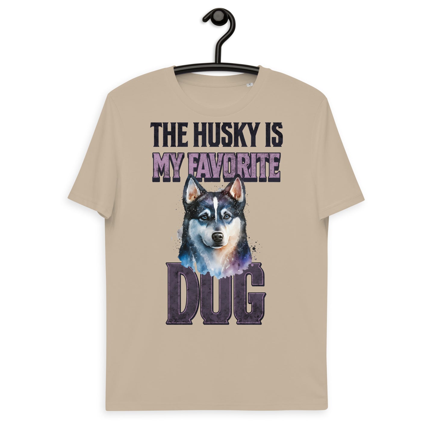 Vintage Colourful The Husky Is My Favorite Dog T-shirt