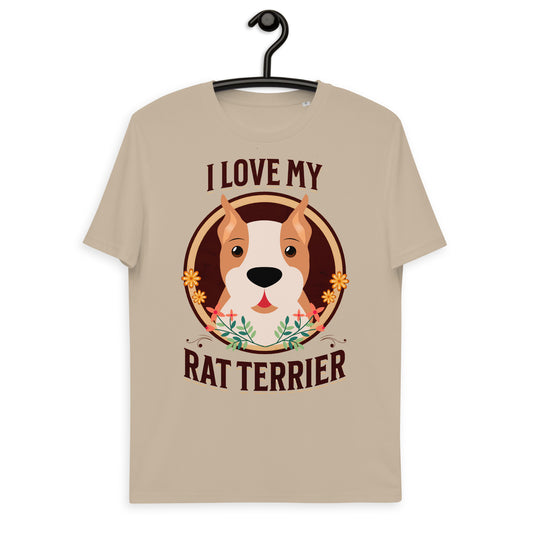 Vintage I Love My Rat Terrier Dog T-shirt