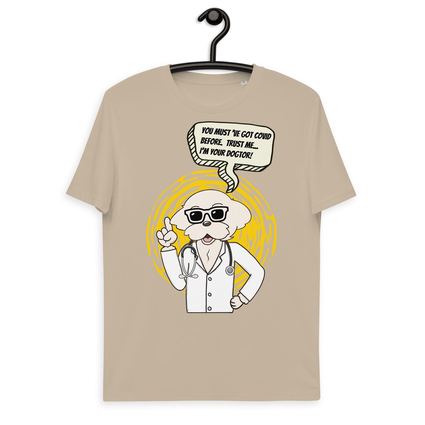 Cheeky Bichon Cute Funny Dogtor with Sunglasses T-shirt