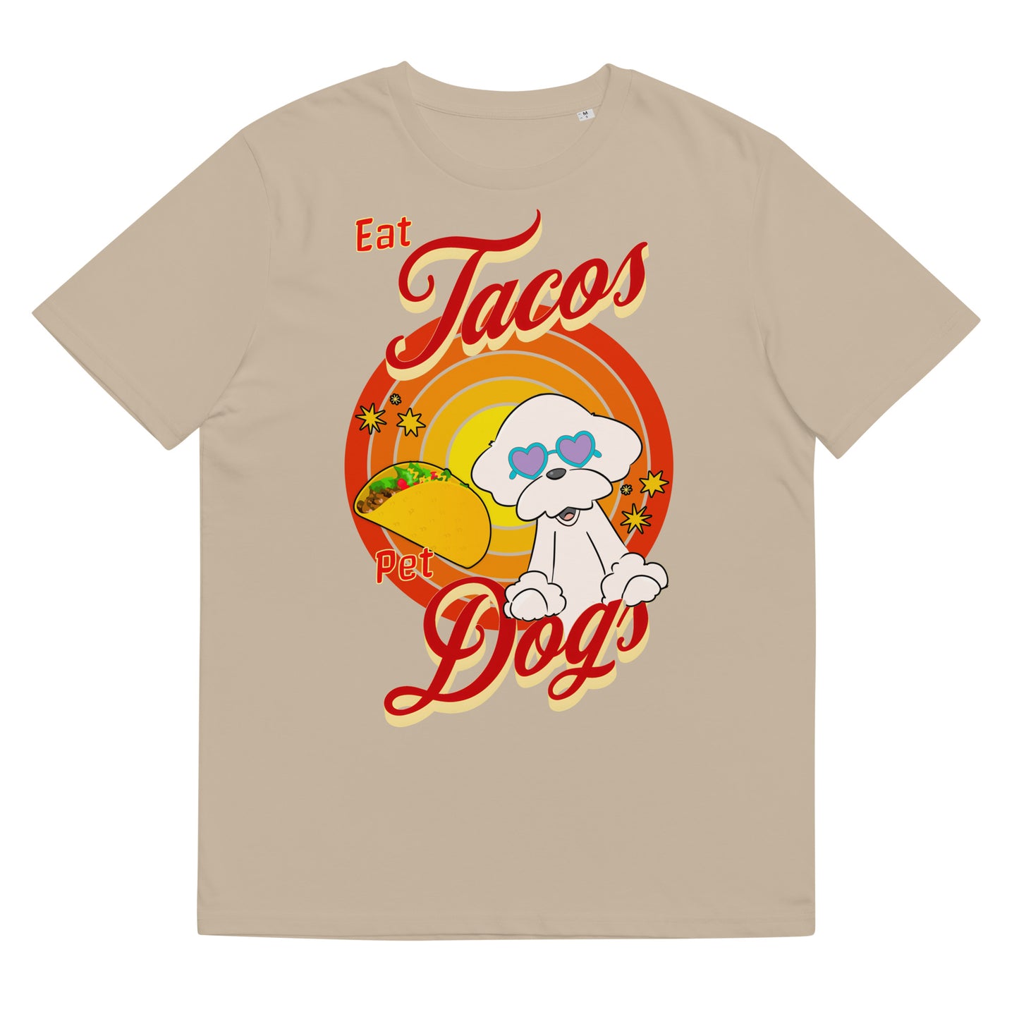 Cheeky Bichon Cute Funny Eat Tacos Pet Dogs T-shirt