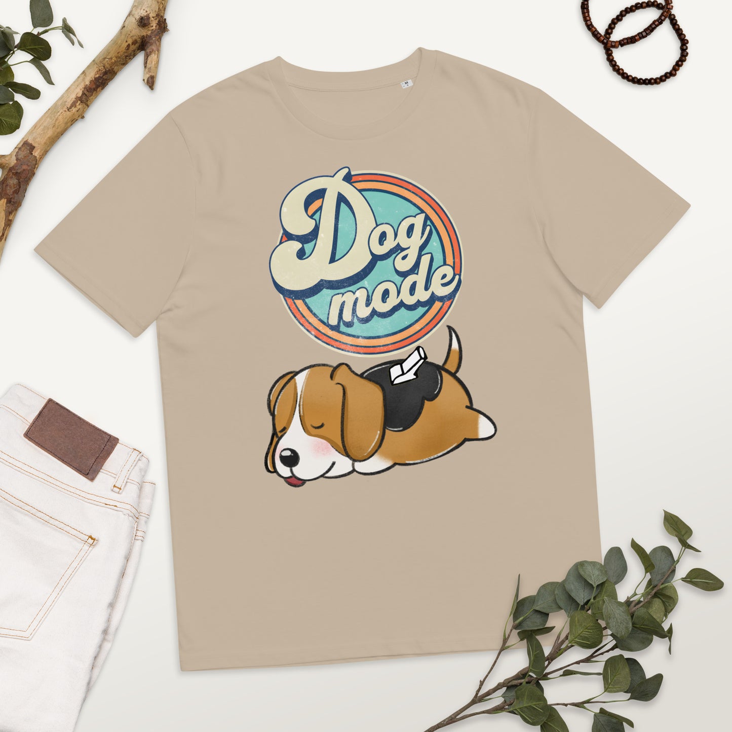 Cute Funny Dog Mode On T-shirt