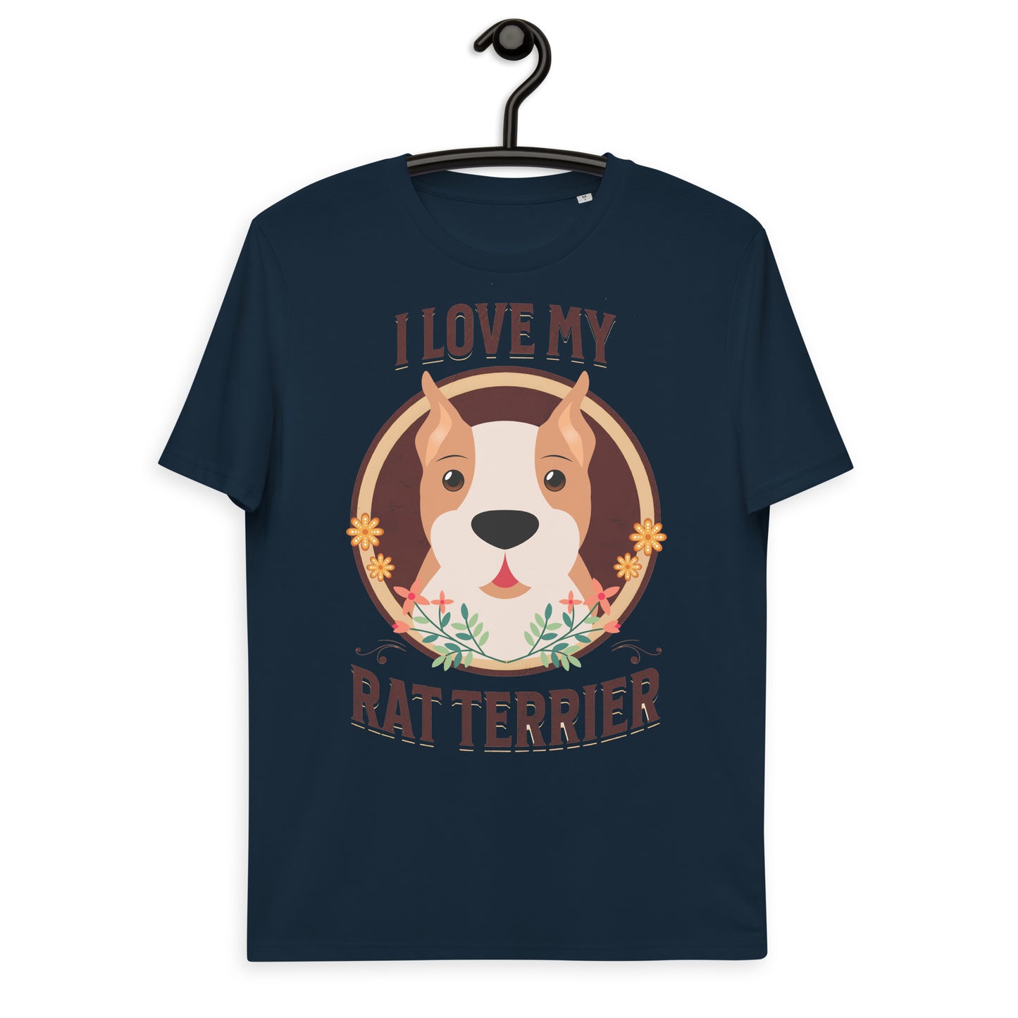 Vintage I Love My Rat Terrier Dog T-shirt