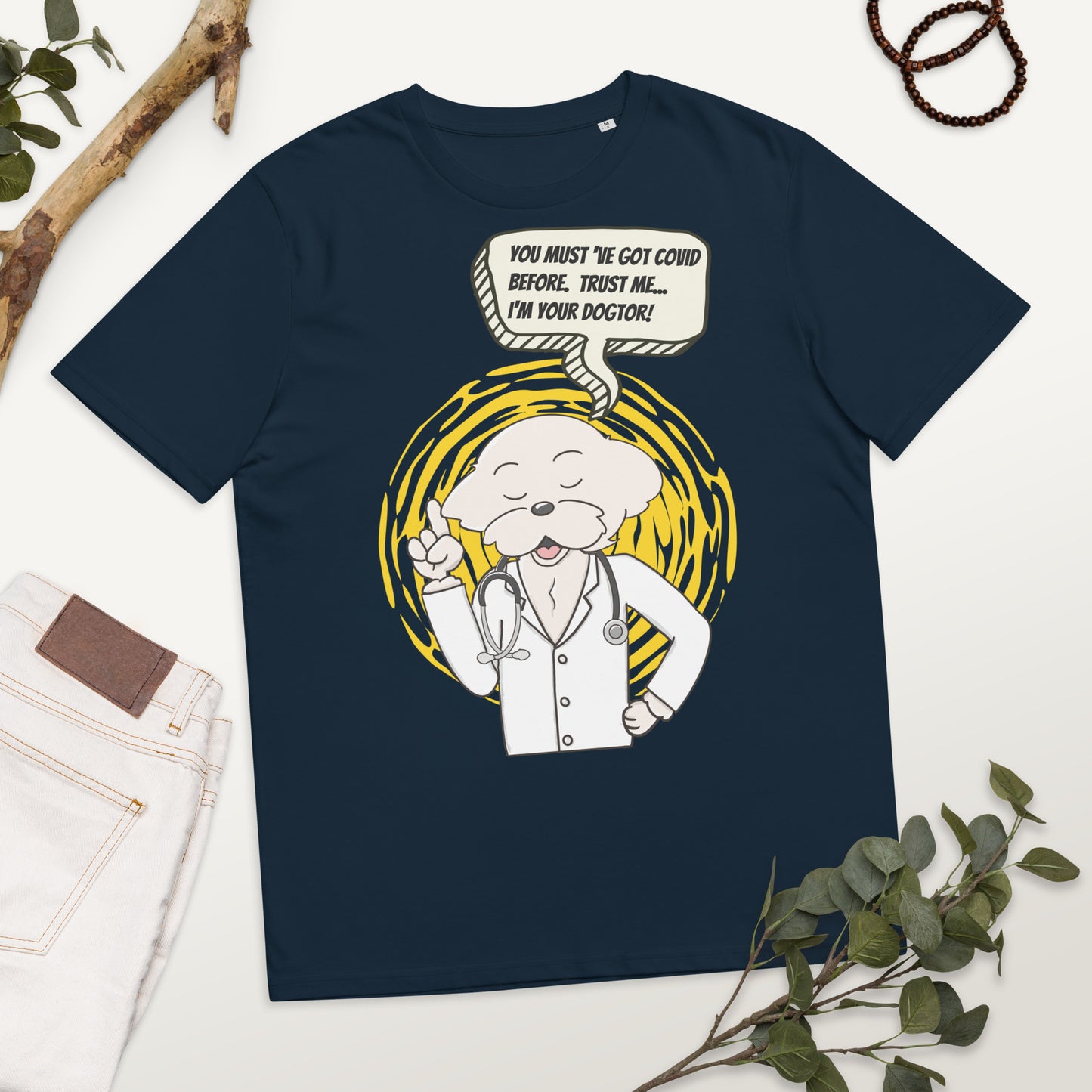 Cheeky Bichon Cute Funny Trust Me I'm a Dogtor T-shirt