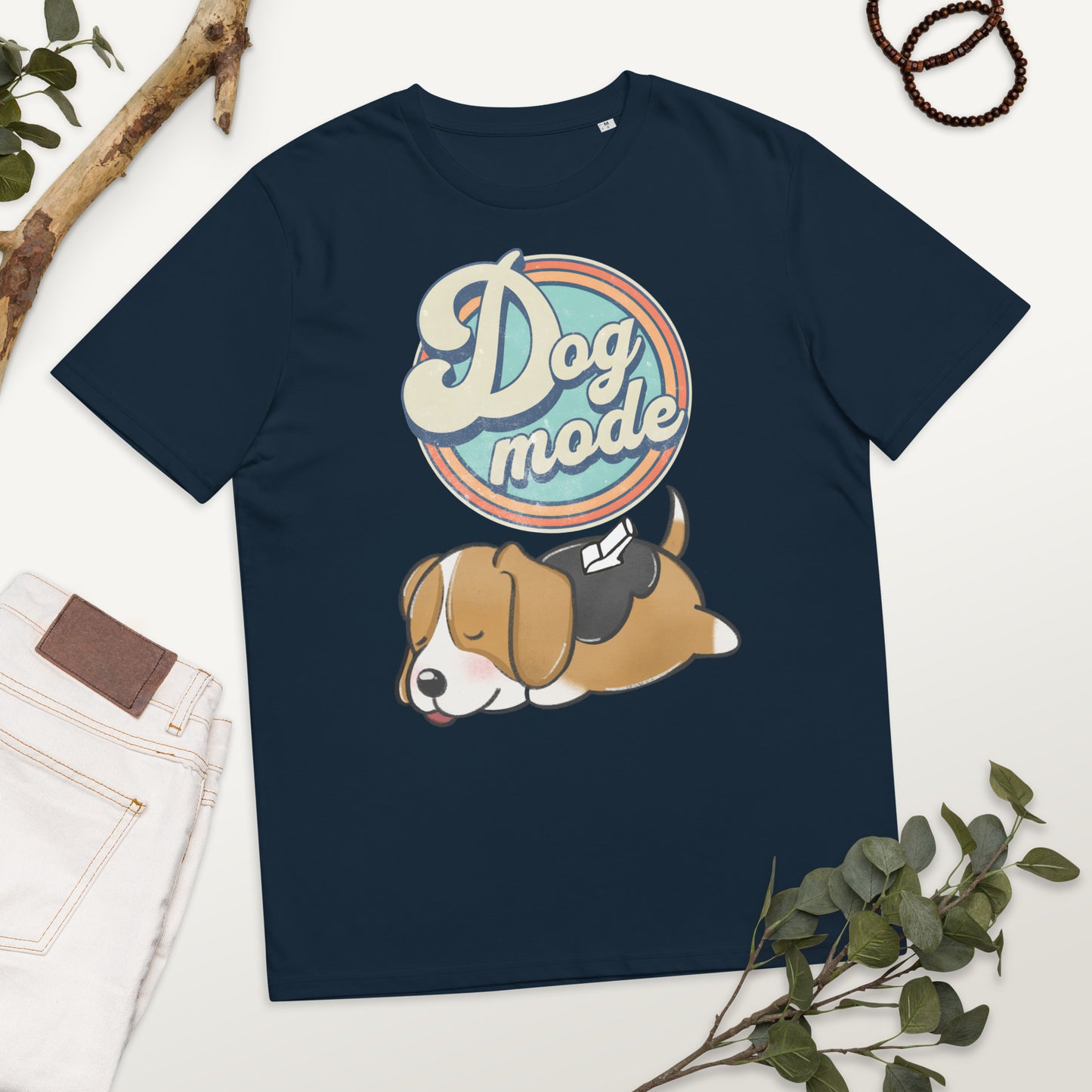 Cute Funny Dog Mode On T-shirt