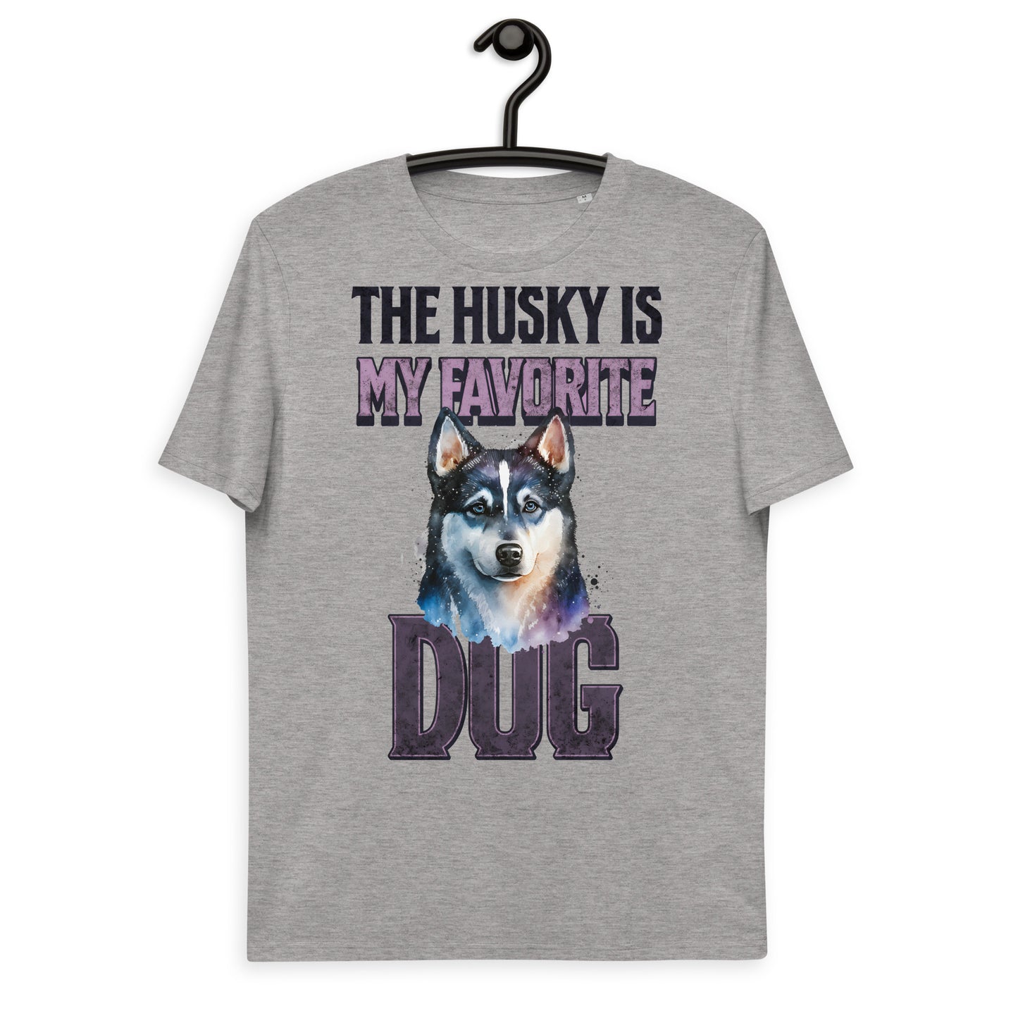 Vintage Colourful The Husky Is My Favorite Dog T-shirt