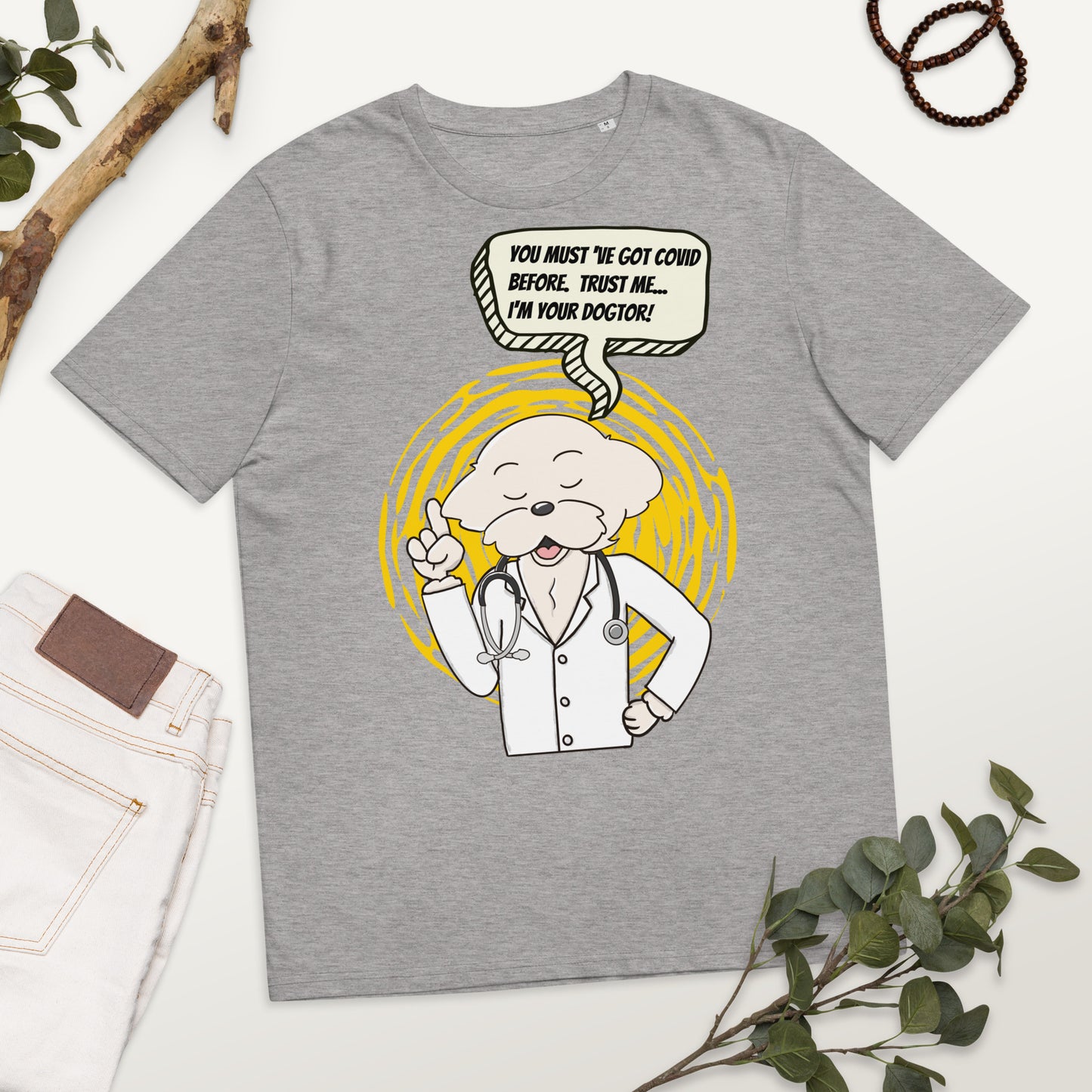 Cheeky Bichon Cute Funny Trust Me I'm a Dogtor T-shirt