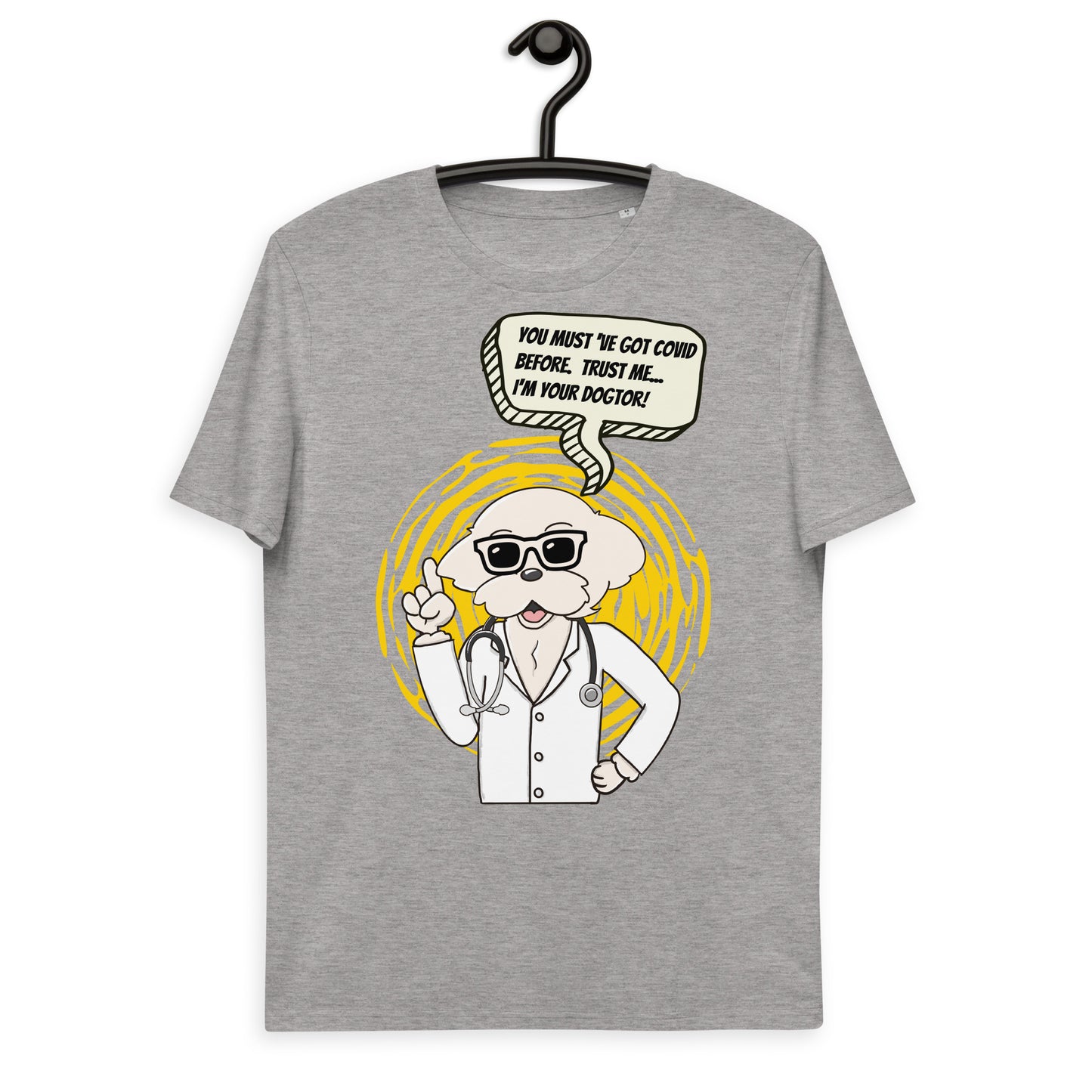 Cheeky Bichon Cute Funny Dogtor with Sunglasses T-shirt