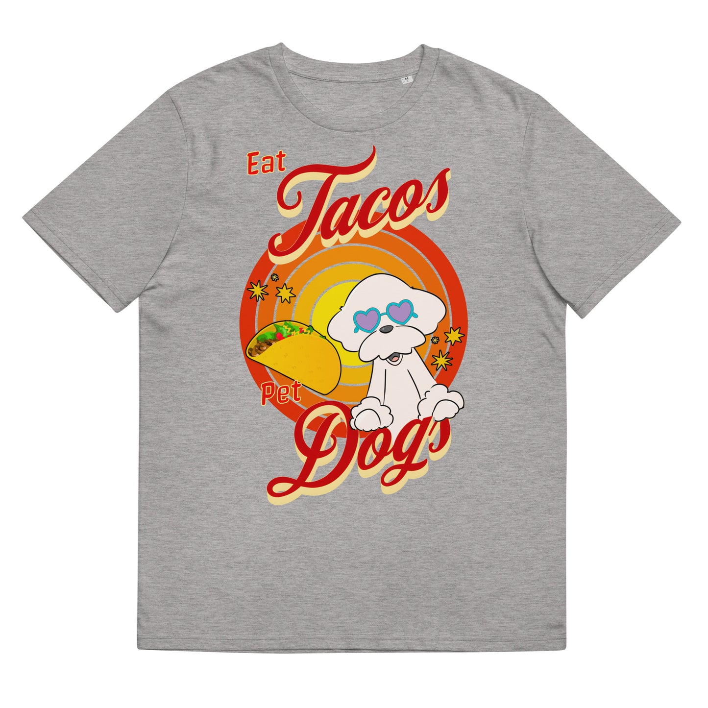 Cheeky Bichon Cute Funny Eat Tacos Pet Dogs T-shirt